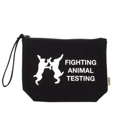 Fighting Animal Testing Cosmetic Pouch