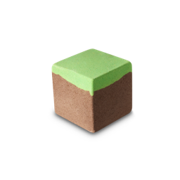 GRASS BLOCK BATH BOMB
