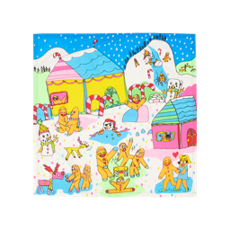 GINGERBREAD PARTY KNOT WRAP