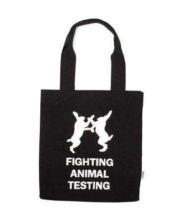 Fighting Animal Testing Tote Bag