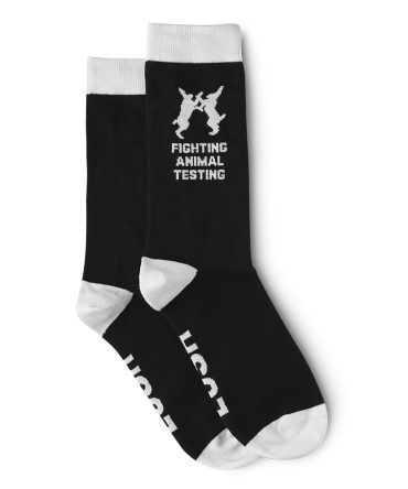 Fighting Animal Testing Socks